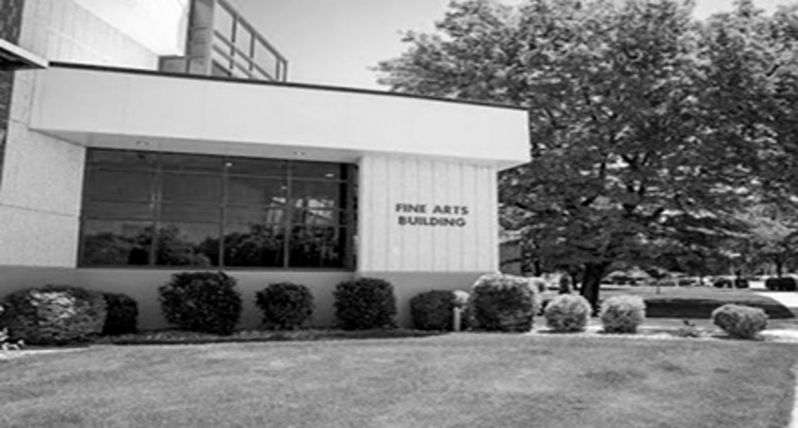 outside of fine arts building